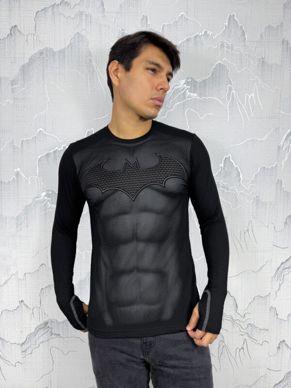 MANGA LARGA BATMAN NEGRO