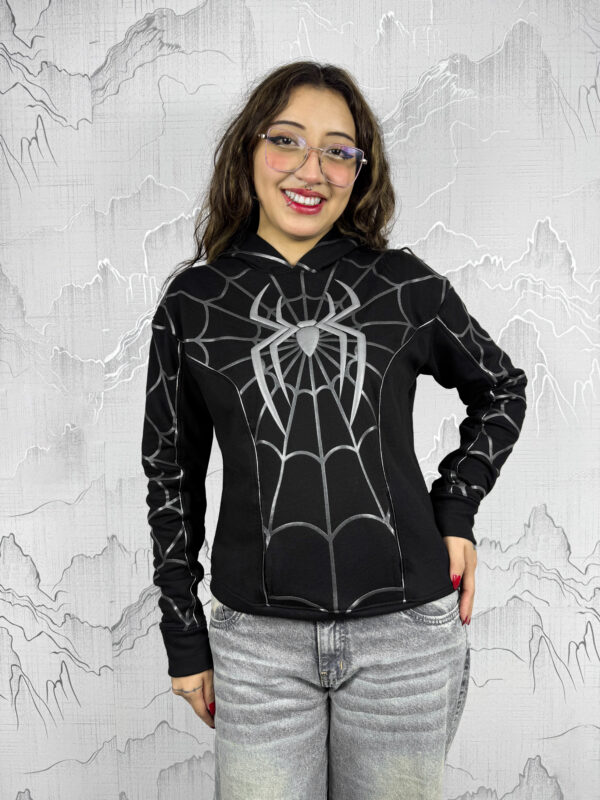 POLERA SPIDERMAN BLACK SUITE
